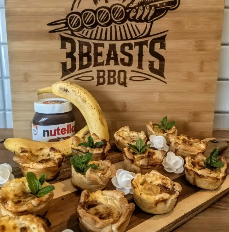 Blätterteig-Törtchen mit Banane